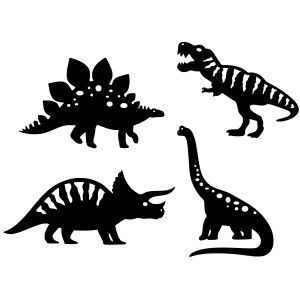 Houten dino figuren